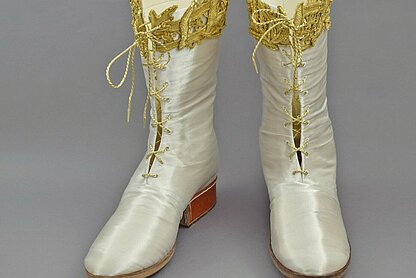 Boots of the coronation figure of August the Strong Image source: Staatliche Kunstsammlungen Dresden, Photo: Staff Armoury